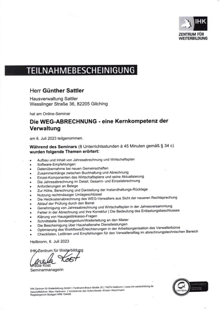 WEG Abrechnung 724x1024