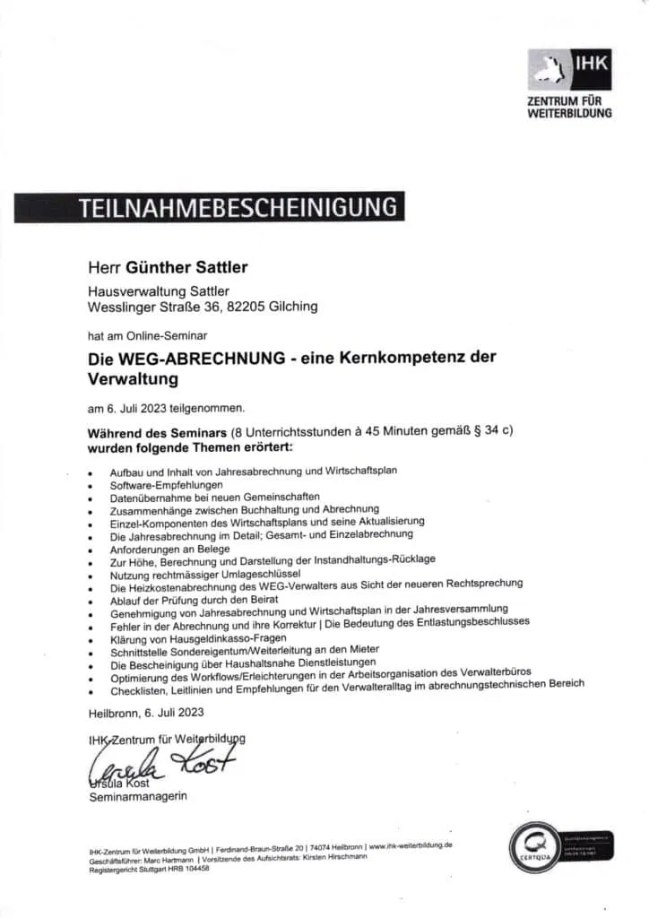 WEG Abrechnung 724x1024